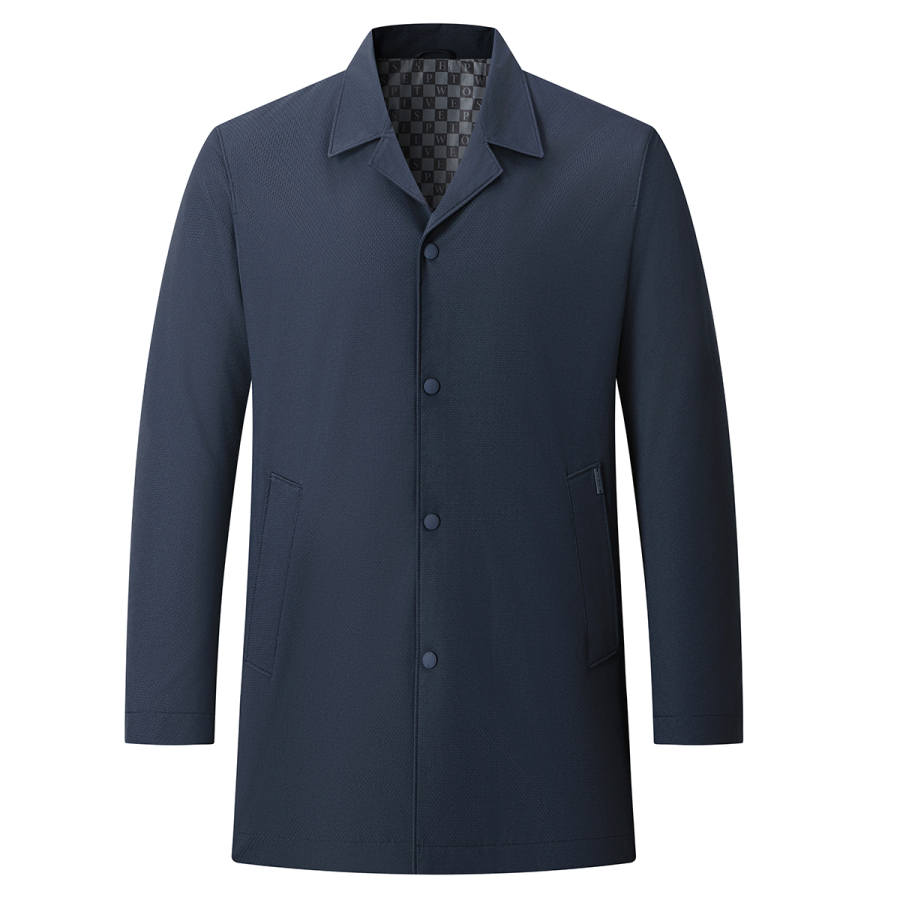 SEPTWOLVES SEPTWOLVES Trench Coats Men's Lapel Moderate