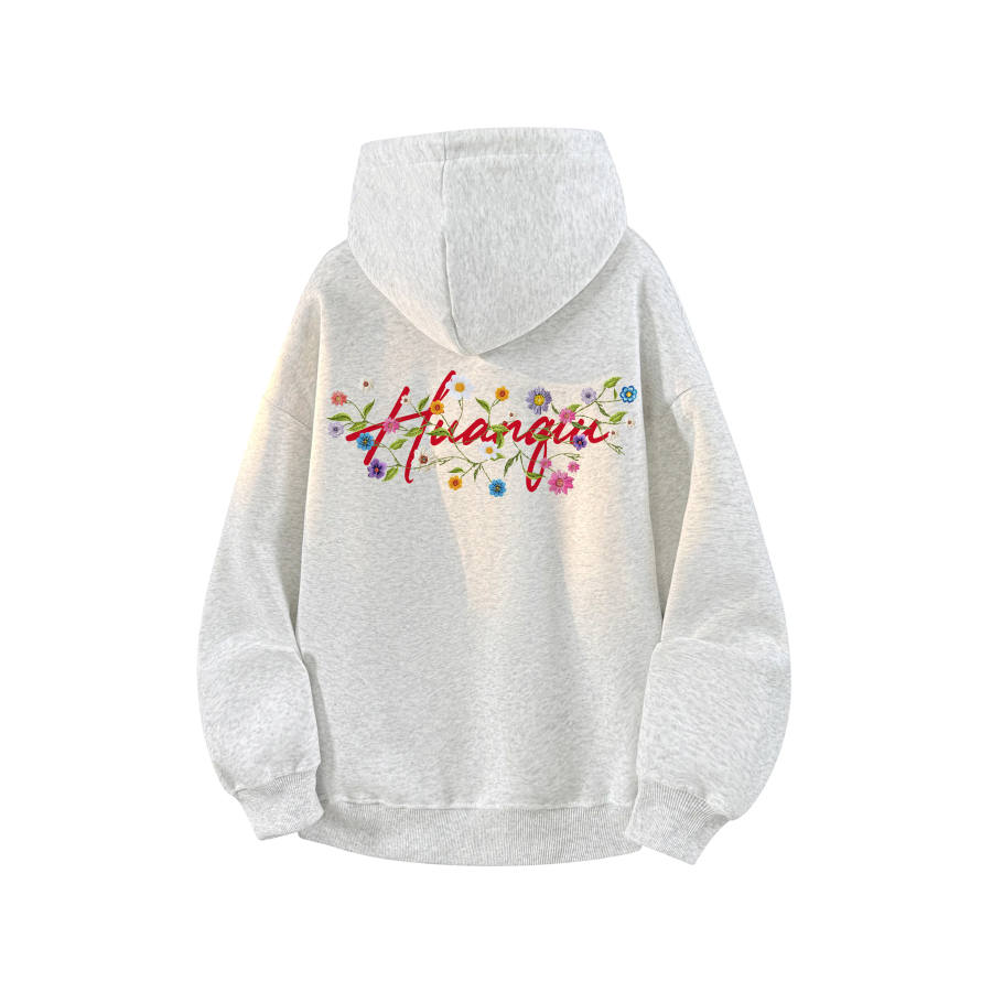 HUANQIU Sweatshirts Unisex Hooded Moderate Heavyweight