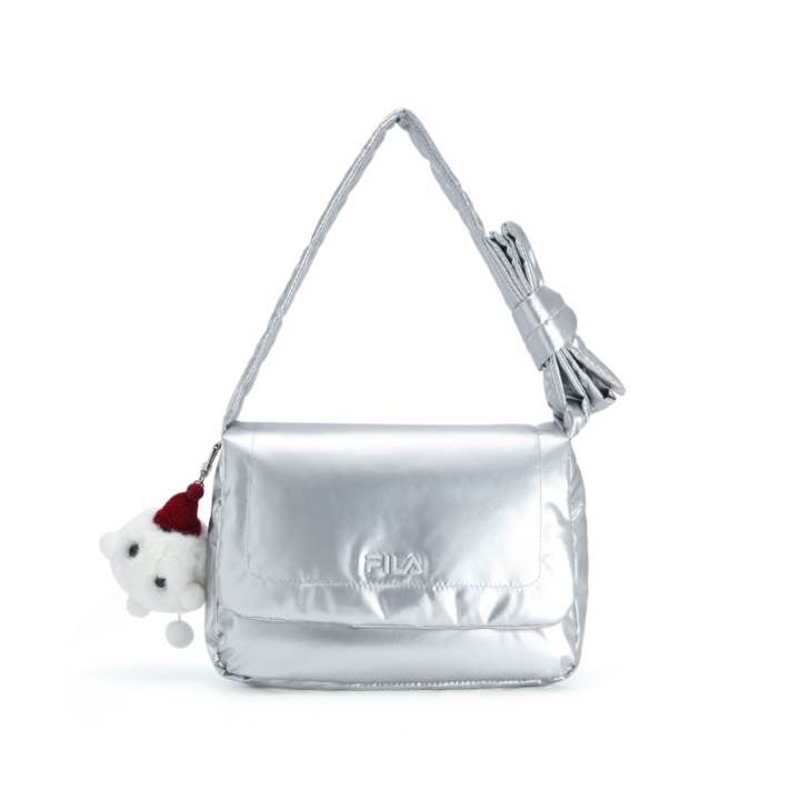 FILA FILA ORIGINALE Pu Crossbody Bags Women's Silver