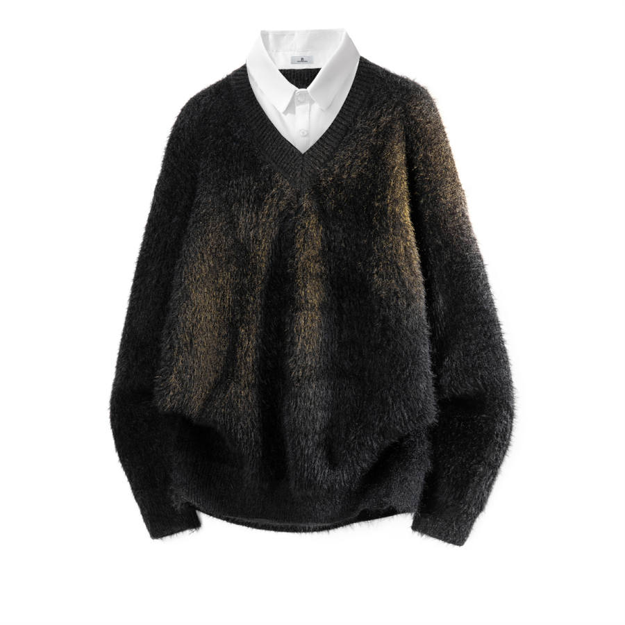 PAL ONGACO Sweaters Unisex V Neck Moderate