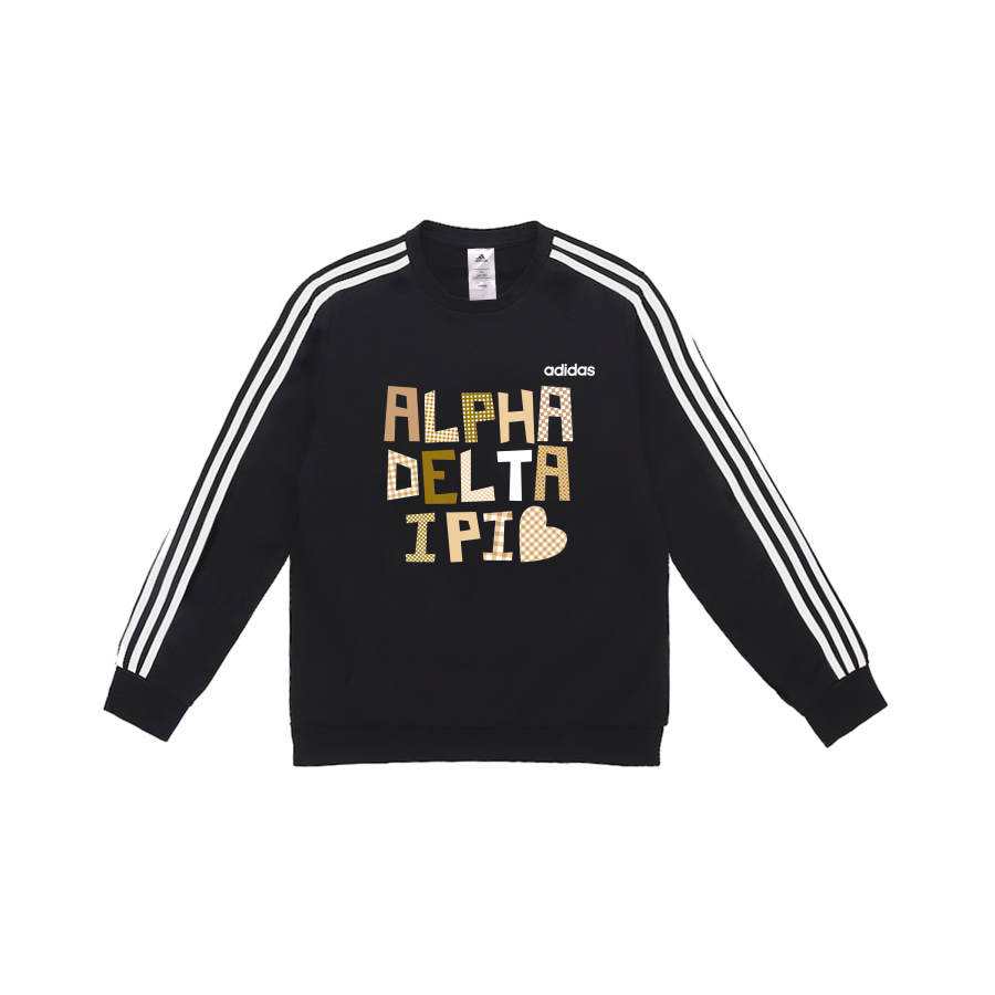 Adidas Adidas Sweatshirts Men's Black Crew Neck Moderate