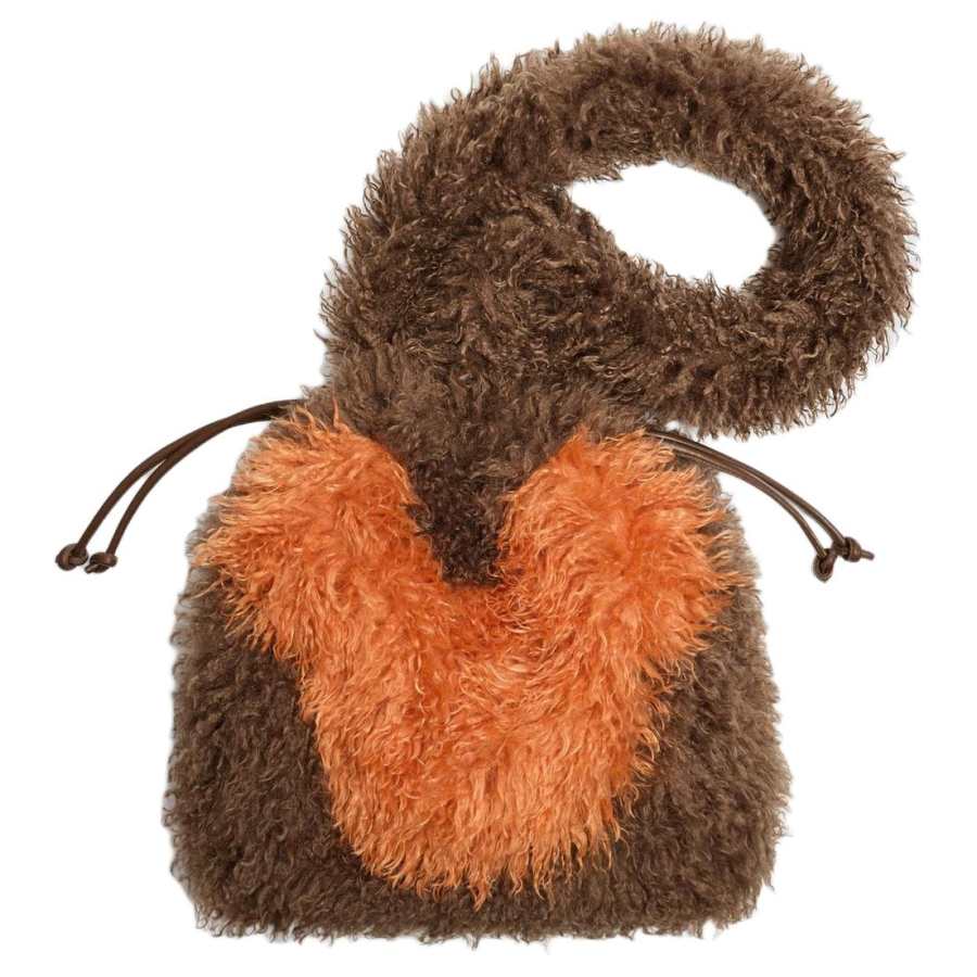 ZARA Disney X Disney Collaboration Polyester Handbag Women's Brown