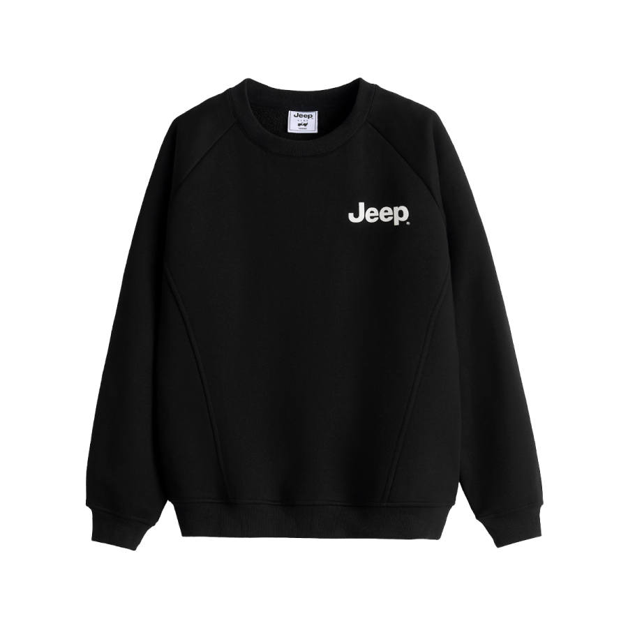 Jeep Grade School Sweatshirts Crew Neck Thickened