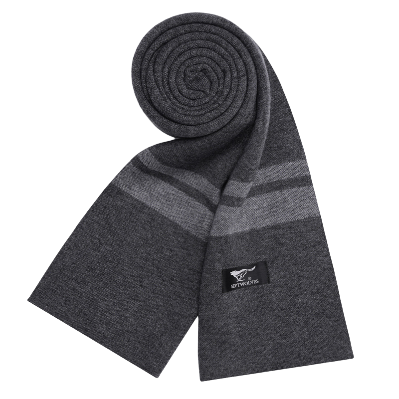SEPTWOLVES SEPTWOLVES Polyester Knit Scarves Unisex
