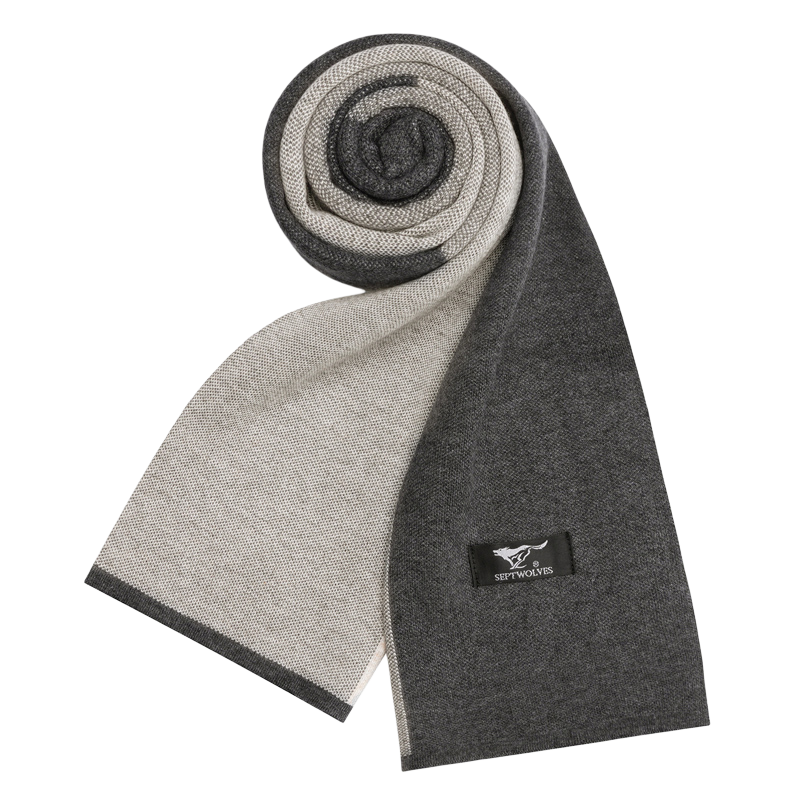 SEPTWOLVES SEPTWOLVES Polyester Knit Scarves Unisex