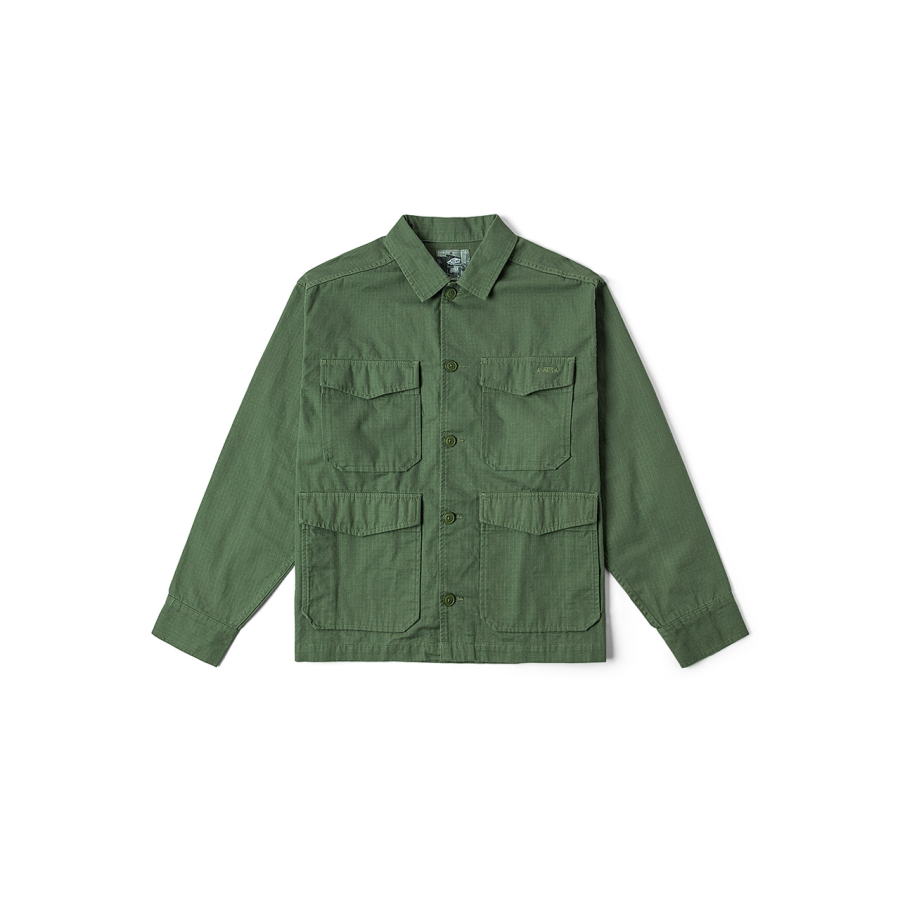Vans Vans Shirts Men's Green Lapel Moderate