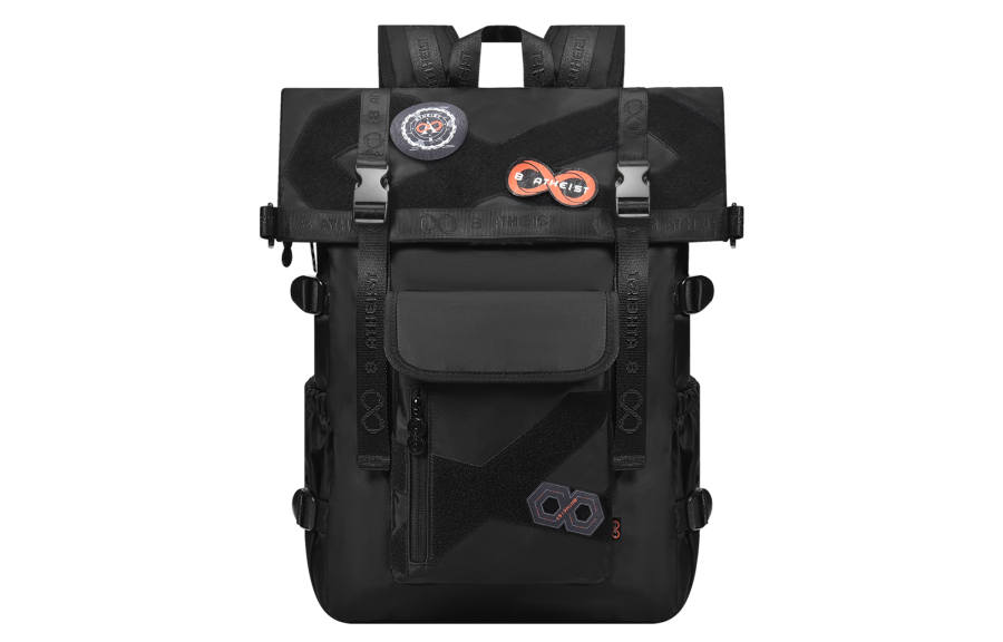 8atheist 8atheist Polyester Backpack Large Unisex Black