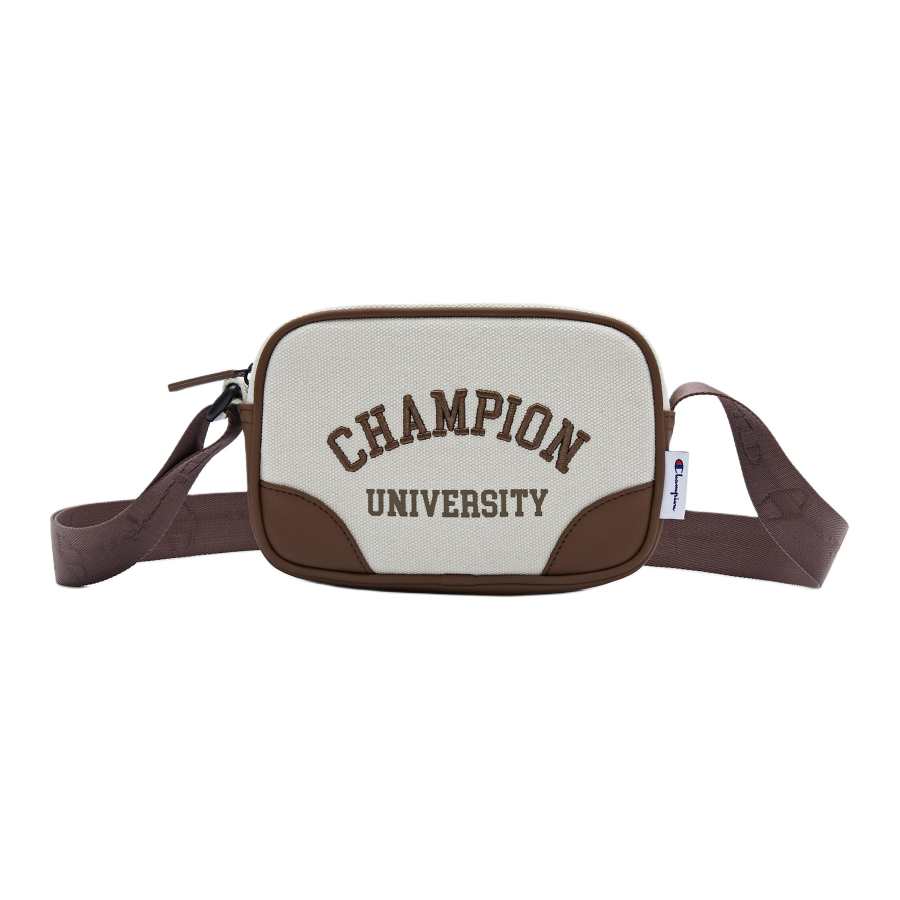 Champion Artificial Leather Crossbody Bags Regular Unisex Dark Blue/Blue/Dark Brown