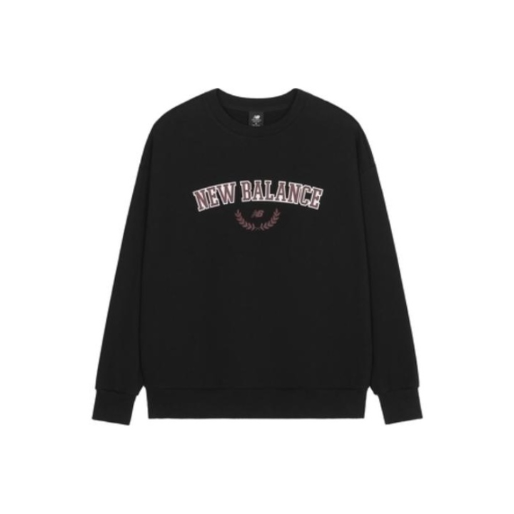 New Balance New Balance Sweatshirts Unisex Black Crew Neck Moderate Regular