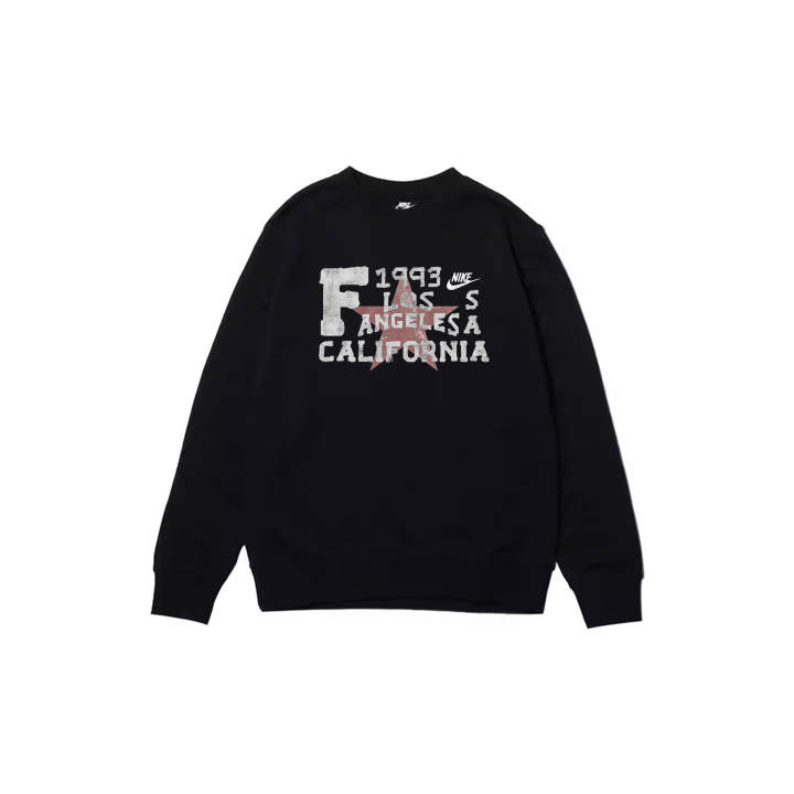 Nike Nike Sweatshirts Men's Black Crew Neck Moderate