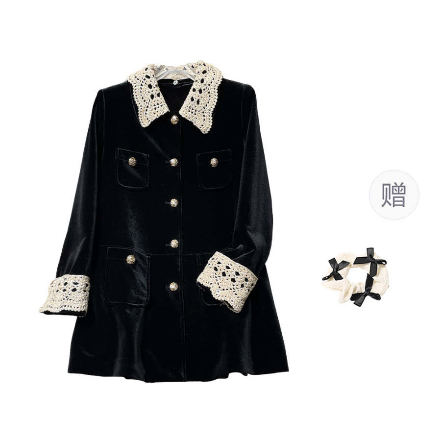 CPAURA Velvet feel Coat Women's