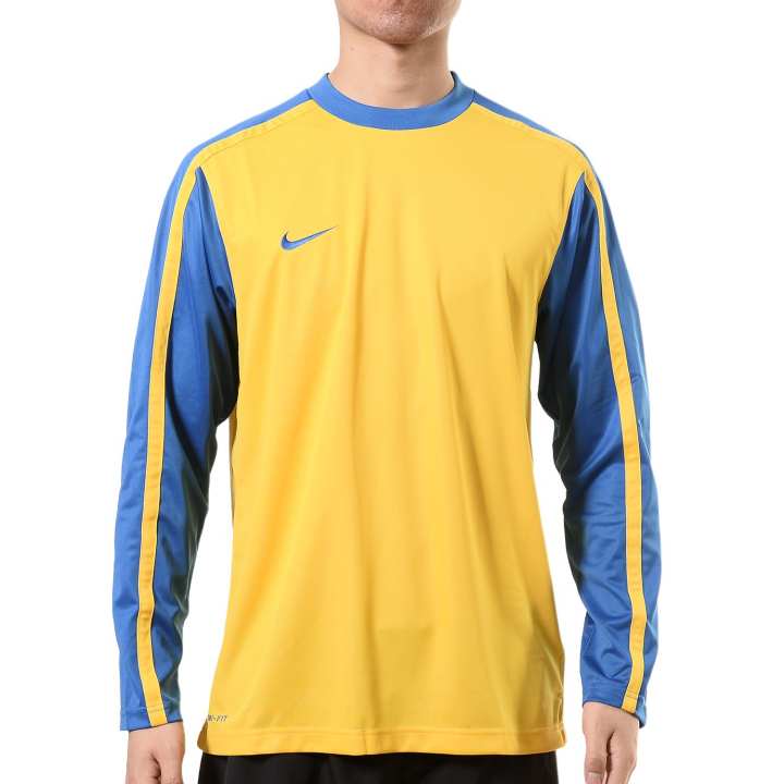 Nike Nike Dri Fit T Shirts Men's Yellow Crew Neck Moderate
