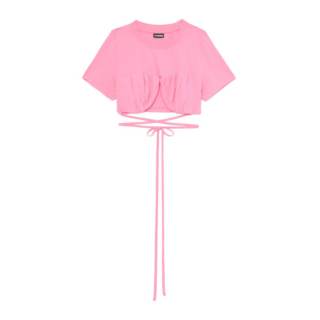 Jacquemus tie-detail crop top