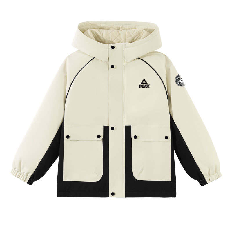 PEAK PEAK Kids' Softshell Jackets Hooded Thickened