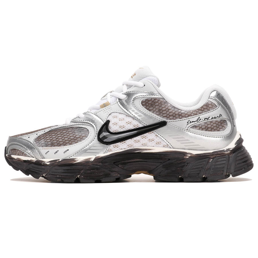 Nike Nike V5 RNR Abrasion Resistant Breathable Low top Running Shoes Men's Silver Brown