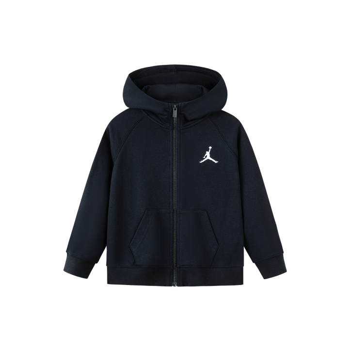 Jordan Jordan Hooded Cardigan Sweatshirt Fall Winter Fleece Lined Teenagers