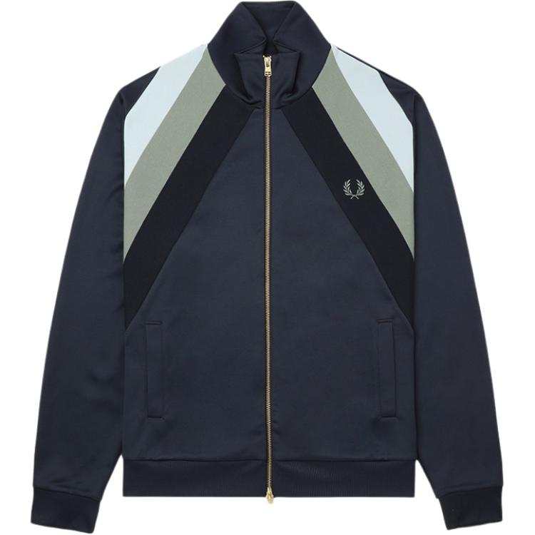 FRED PERRY Fred Perry striped zipped sweatshirt