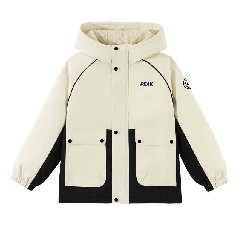 PEAK PEAK Kids' Softshell Jackets Hooded Thickened