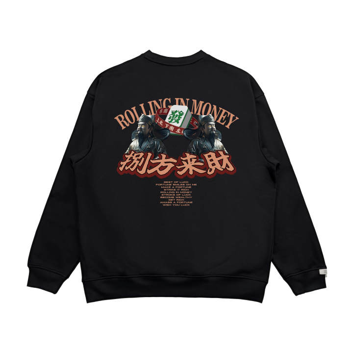 Adidas Adidas LABEL Sweatshirts Unisex Black Crew Neck Moderate Regular