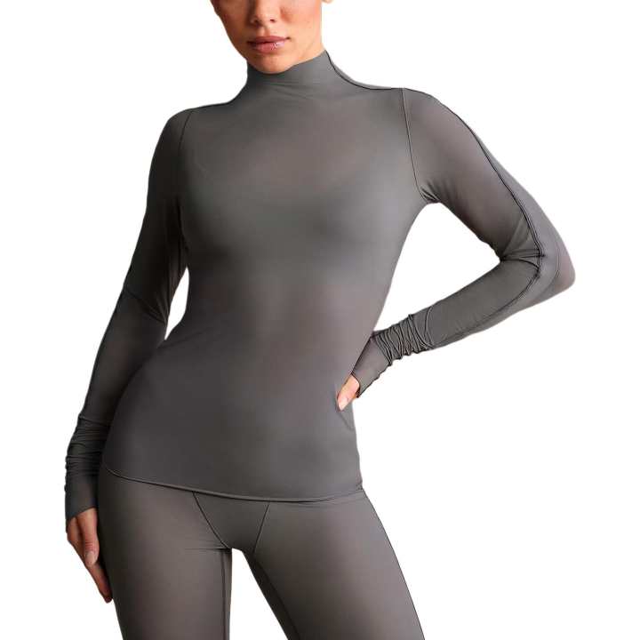 Nike NikeSKIMS Weightless Layers Women's Mock-Neck Long-Sleeve Top