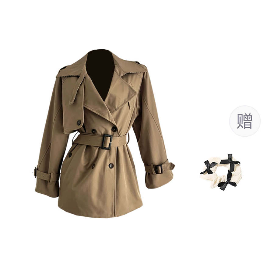 CPAURA Trench Coats Women's Lapel Moderate Other