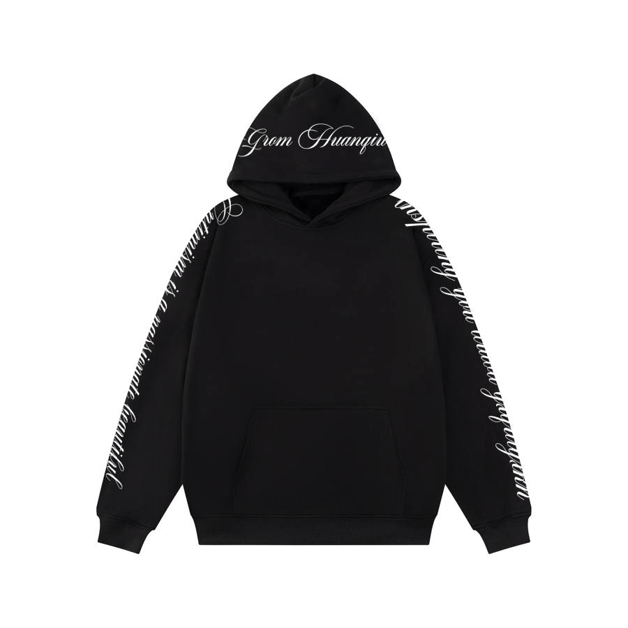 HUANQIU Sweatshirts Unisex Hooded Moderate Heavyweight