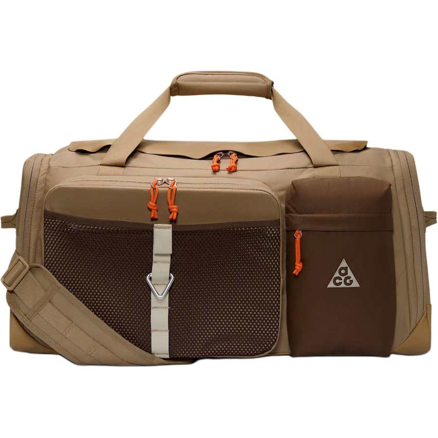 Nike Nike ACG 53L Fabric Travel Bag Unisex Apricot Tea & Woody Brown & Light Khaki