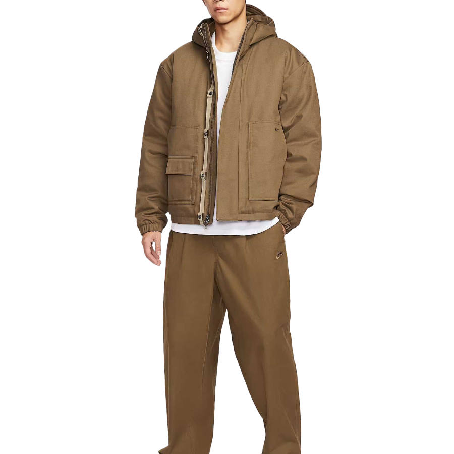 Nike Nike Jackets Men's Mossy Woody Brown/Black Hooded Moderate Other