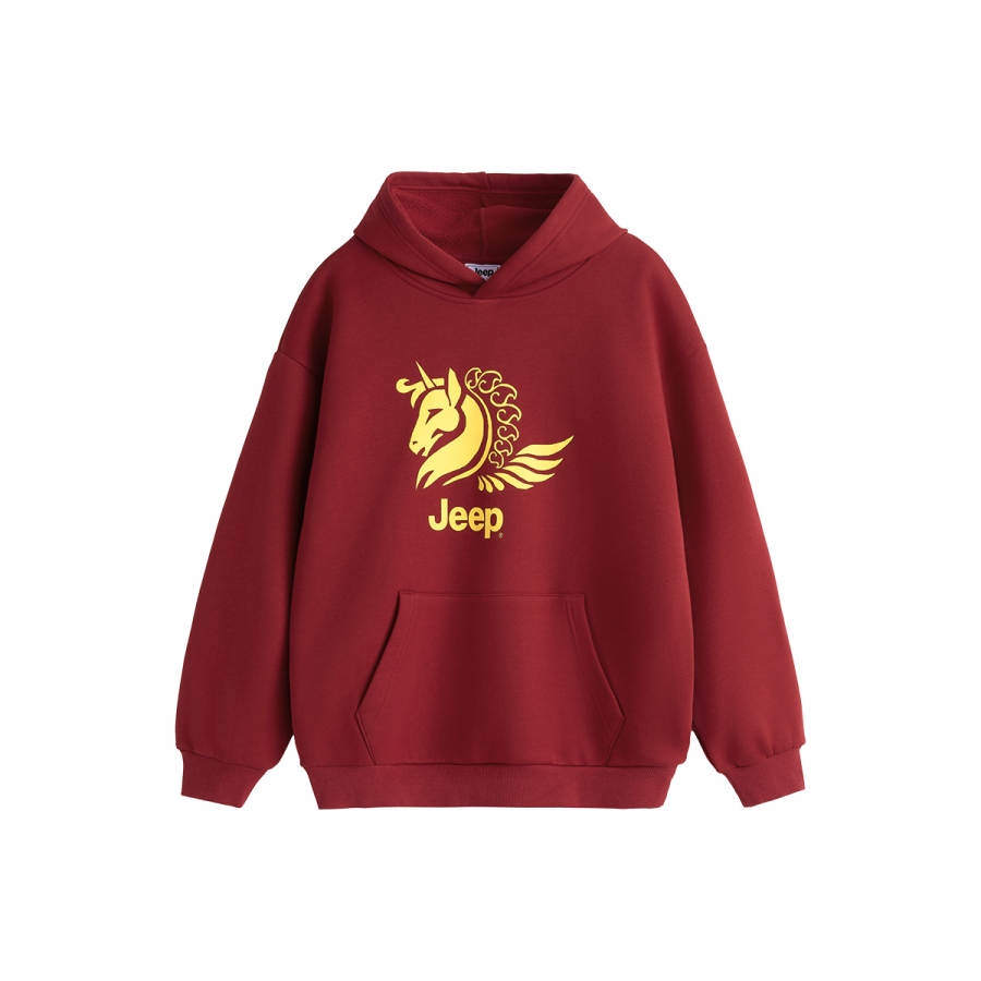 Jeep Grade School Sweatshirts Hooded Thickened