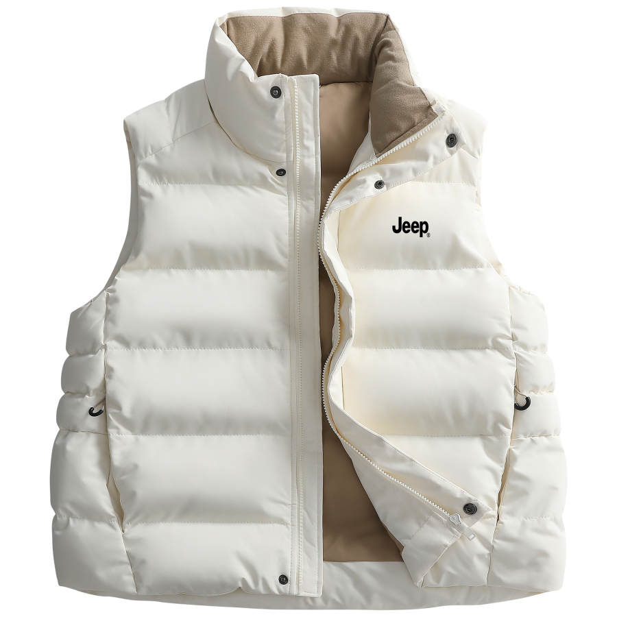 Jeep Jeep Vests Unisex Stand Collar Moderate