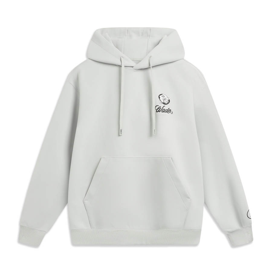Li-Ning Li Ning Sweatshirts Men's Crystal Gray Hooded Non Detachable Moderate