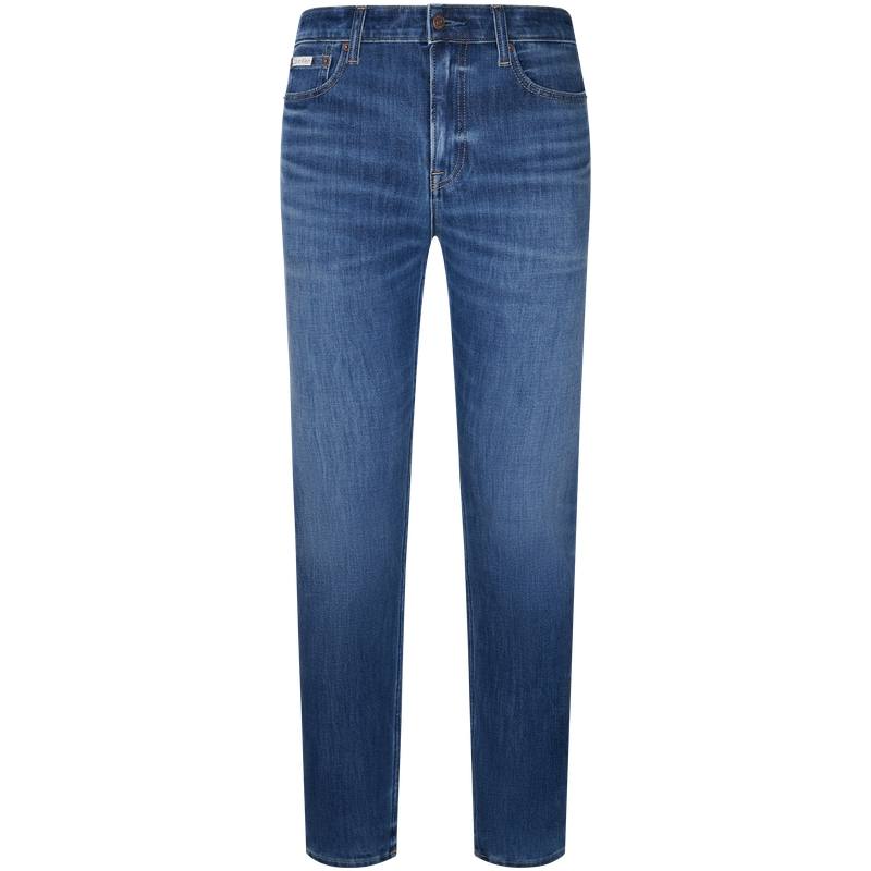 Calvin Klein Jeans Men's 2TO Denim Blue Moderate Tapered Pants