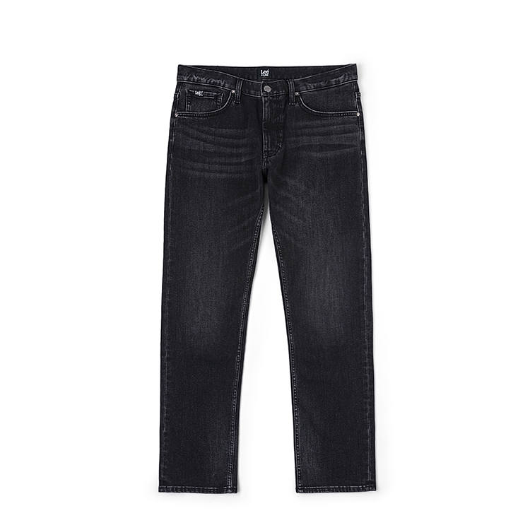 Lee Jeans Men's Black Gray Color Straight Fit Pants