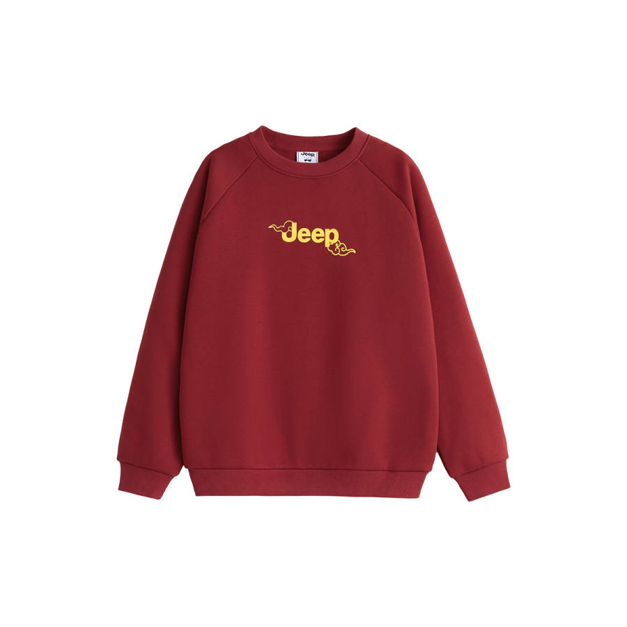 Jeep Grade School Sweatshirts Crew Neck Thickened