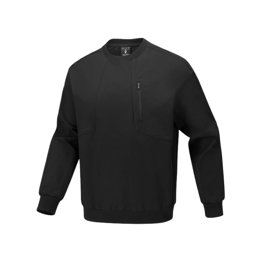 Skechers Sweatshirts Men's Carbon Black/0018 Crew Neck Moderate