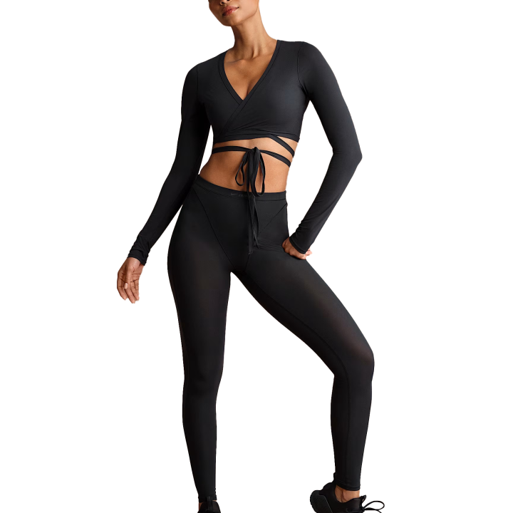 Nike NikeSKIMS Weightless Layers Women's Long-Sleeve Wrap Top