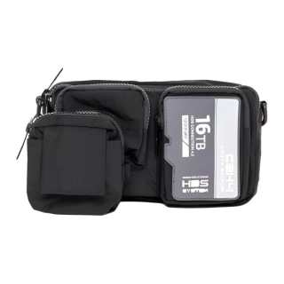 C2H4 Polyester Fanny Pack Men's Black