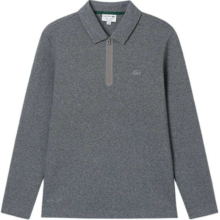 LACOSTE LACOSTE Polo Shirts Men's Moon Eclipse Gray/E8G Lapel Moderate