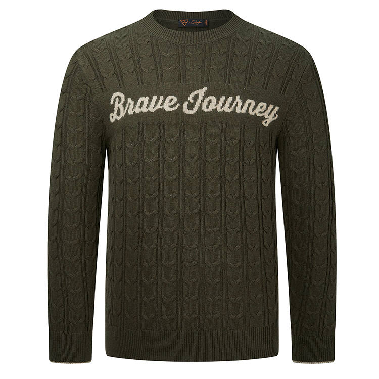 SEPTWOLVES SEPTWOLVES Sweaters Men's Crew Neck Thickened