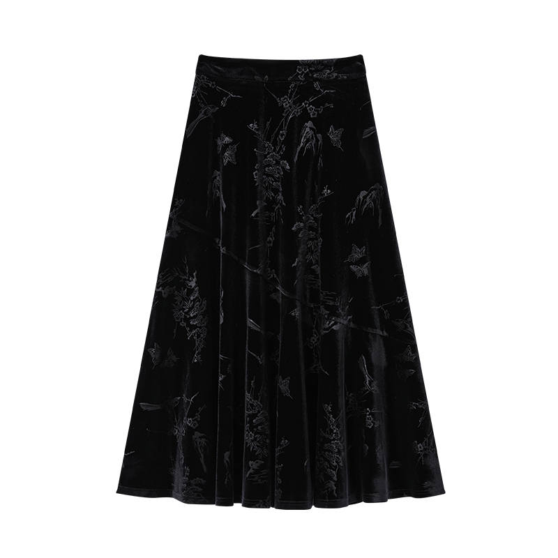 XIANGYING Casual Long Skirt Women's
