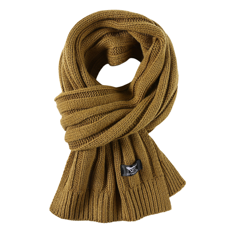 SEPTWOLVES SEPTWOLVES Acrylic Knit Scarves Unisex