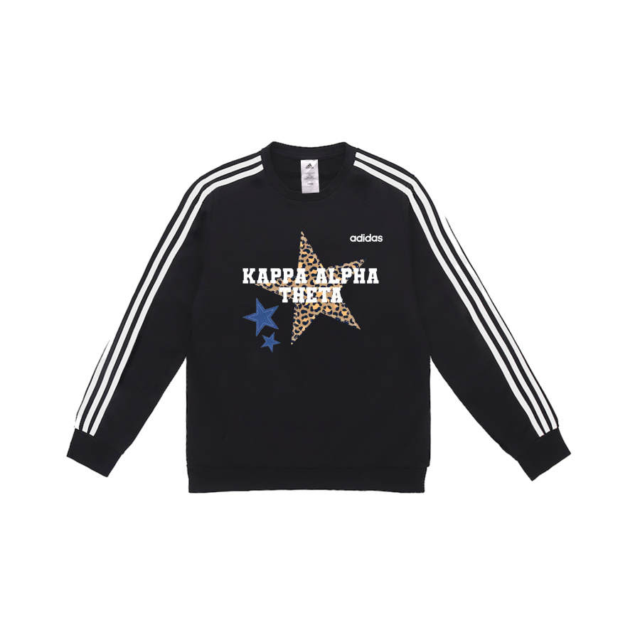 Adidas Adidas Sweatshirts Men's Black Crew Neck Moderate