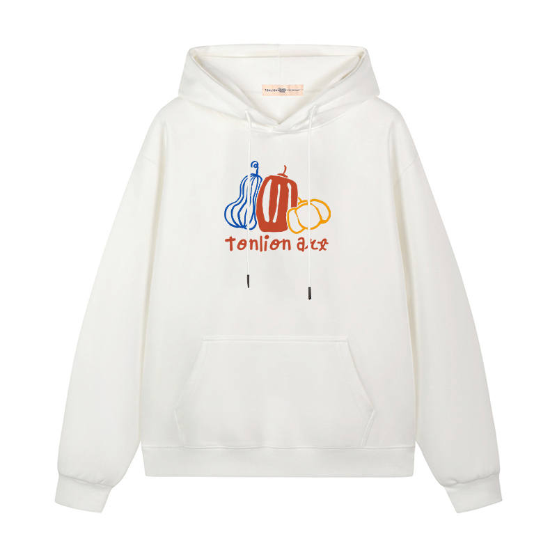 Tonlion Sweatshirts Unisex Hooded Moderate Heavyweight