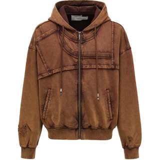 Feng Chen Wang logo-embroidered hoodie