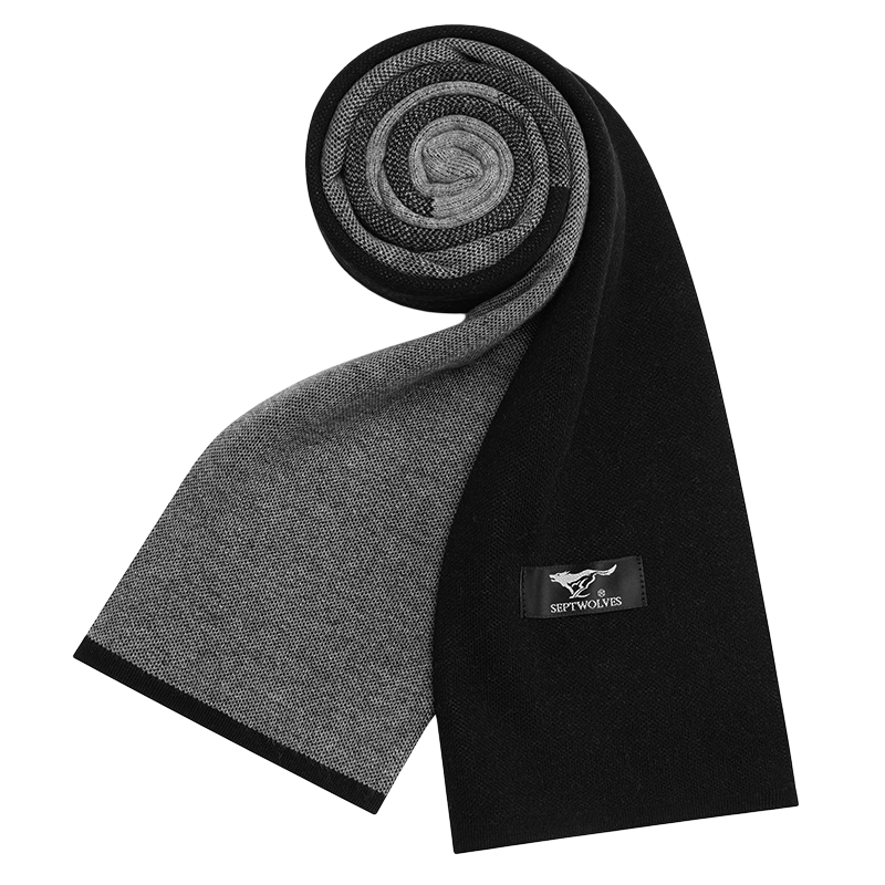 SEPTWOLVES SEPTWOLVES Polyester Knit Scarves Unisex