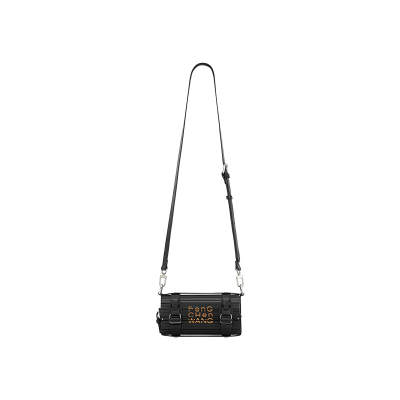 Feng Chen Wang Bamboo+Artificial Leather Crossbody Bags Large Unisex Black