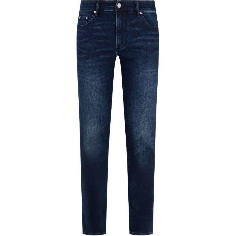 Calvin Klein Jeans Men's 1BJ Denim Dark Blue Moderate Straight Fit Pants