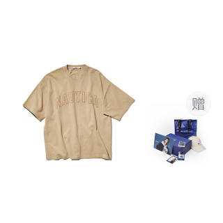 Nautica White Sail Short Sleeved T Shirts Unisex