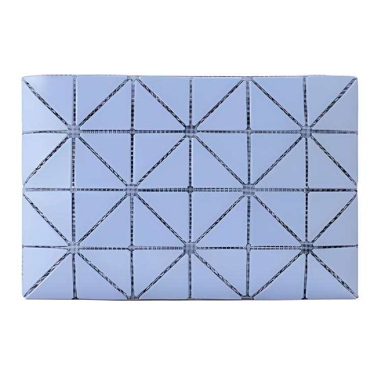 ISSEY MIYAKE Polyvinyl Chloride Resin Wallet Women's Light Blue