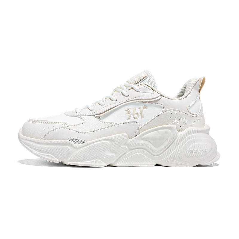 361° Chunky Sneakers Women's Lotus Seed White Feather White